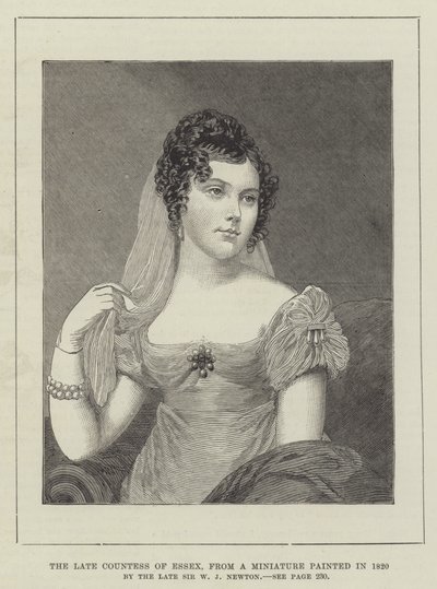 The Late Countess of Essex by Frederick William Newton Whitehead